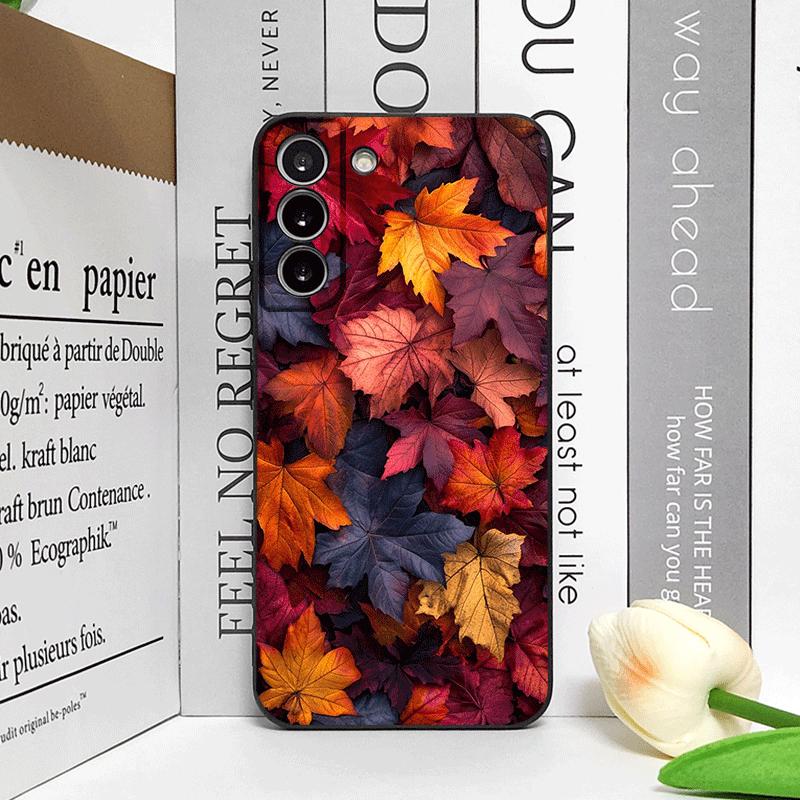 Hand-Painted Autumn Maple Leaf Phone Case for Google Pixel 9A 8 A 7A 6A 7 PRO 8 9 Pro XL 4G 5G Shockproof Soft Cover Art Fundas