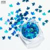 1 Box Holographic Nail Art Maple Leaves Flakes Sequins Slice Nail Decoration Manicure Accessory