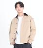 Button Seoul Corduroy Collar Outer Shirt (Beige)