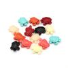 10 Pcs Lot Synthetic Coral Beads Small Turtle Shape Through Hole Loose Spacer Beads for Jewelry Making DIY Necklace Bracelet Accessories 20 Mm