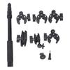 Camera Clamp With 360 Adjustable Arm And Double Ball Head Mount For Motorcycle Biking Action Camera Accessories