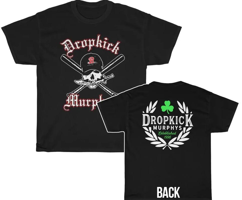 Dropkick Murphys Lebka s Baseballovou Čiapkou Tričko Dvojstranné