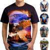 3D Printing Eagle Tshirts Shirts for Men Round-Neck Youth Adult Costume