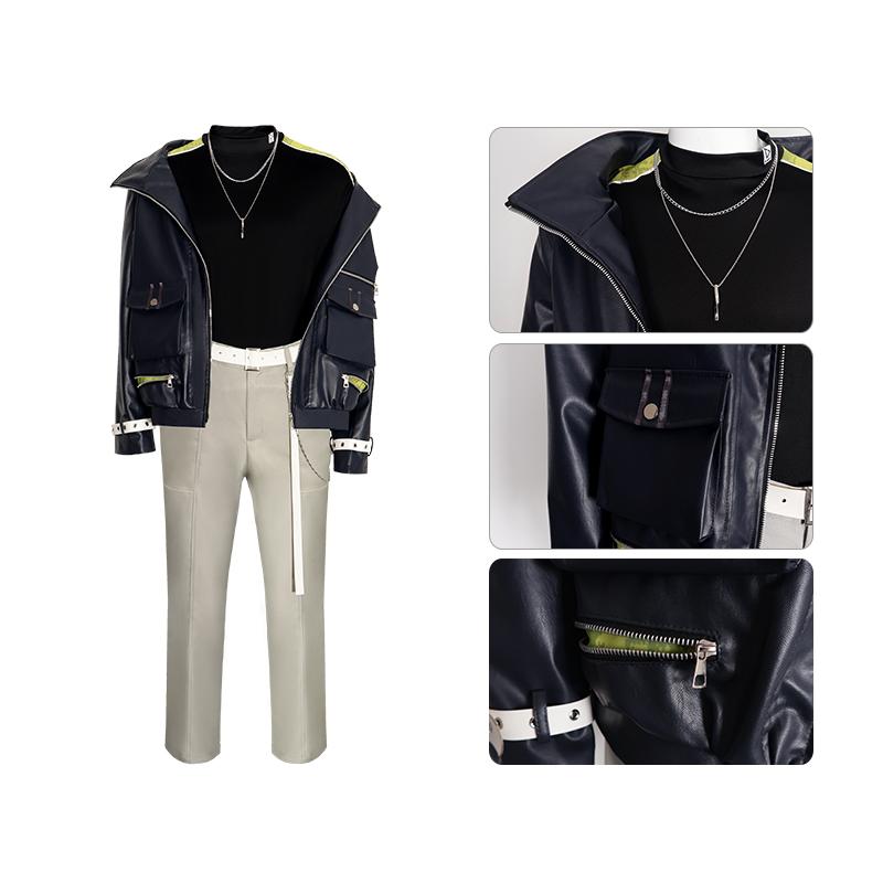 Anime Pjsk Aoyagi Toya Shinonome Akito Cosplay Costume Project Sekai Coat Top Pants Uniform Game Suit Halloween Party Outfits