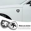 Pour Voiture Peugeot Autocollant Métallique Bouclier Personnalisé Autocollant Emblème Bouclier Coffre Arrière Voiture Pour Peugeot 206 207 307 3008 2008 308 407