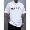 Men'S Top, Casual Short-Sleeve Round-Neck T-Shirt, Suitable for Summer And Spring, Men'S Summer Outdoor Clothing
