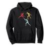 Silhouette de Joueur de Tennis de Table Raquette Balle Cool Jeunesse Enfants Sweat à Capuche