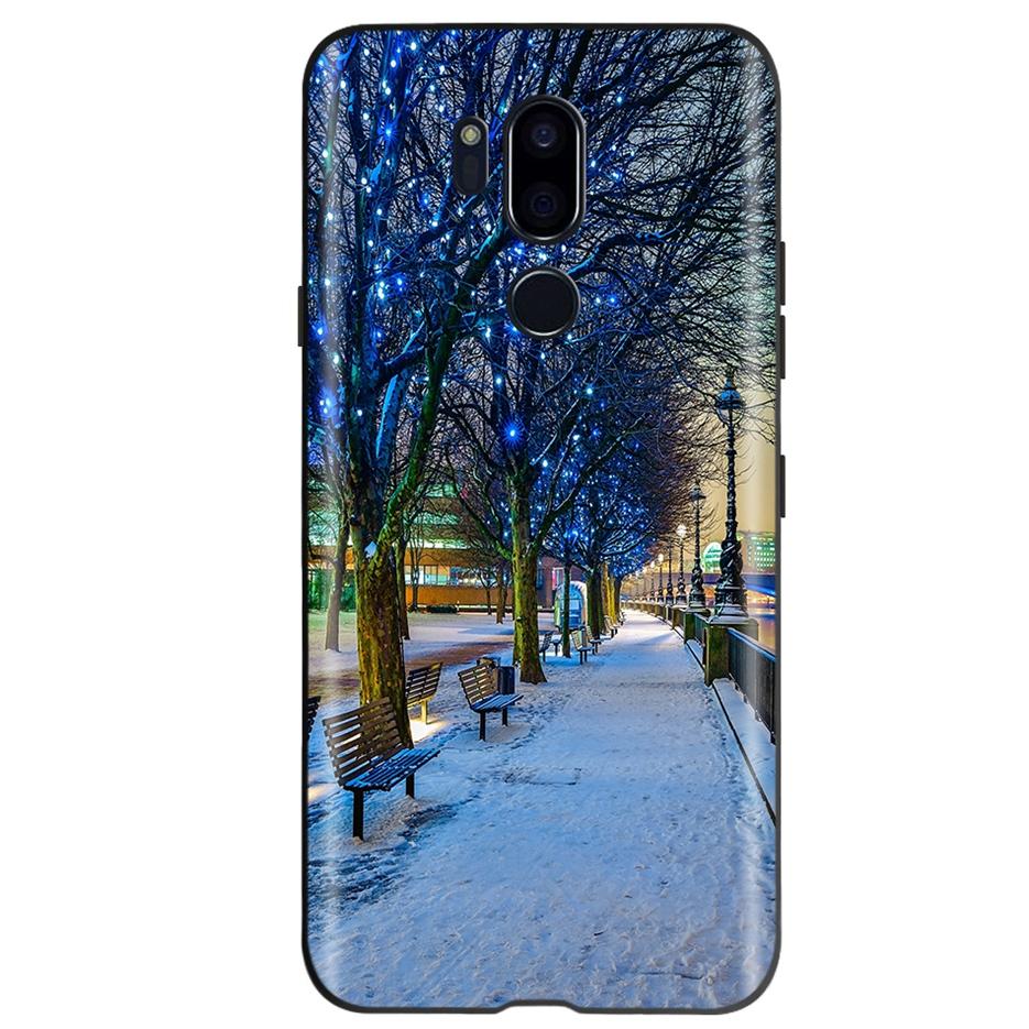 For LG G7 ThinQ Case G710 LM-G710 Cute Cat Butterfly Shockproof Soft Silicone Phone Case For LG G7 ThinQ Back Cover 6.53'' Coque
