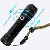 100000 Lumens Tactical Led Torch Light  Emergency Rechargeable Long Distance Led Work Light Camping Torch Flashlight