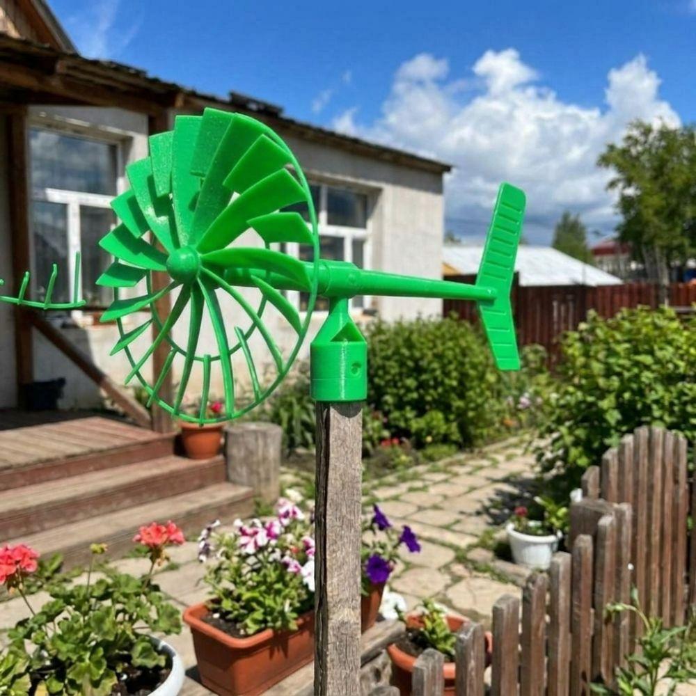 Wasserdichte Outdoor-Wetterfahne Dekor 3D-gedrehtes Windrad Feiertags-Terrasse