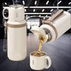 600ml Roestvrijstalen Koffiebeker Reis Thermische Beker Lekdichte Thermosfles Thee Koffie Mok Kantoor Zakelijke Stijl Thermos
