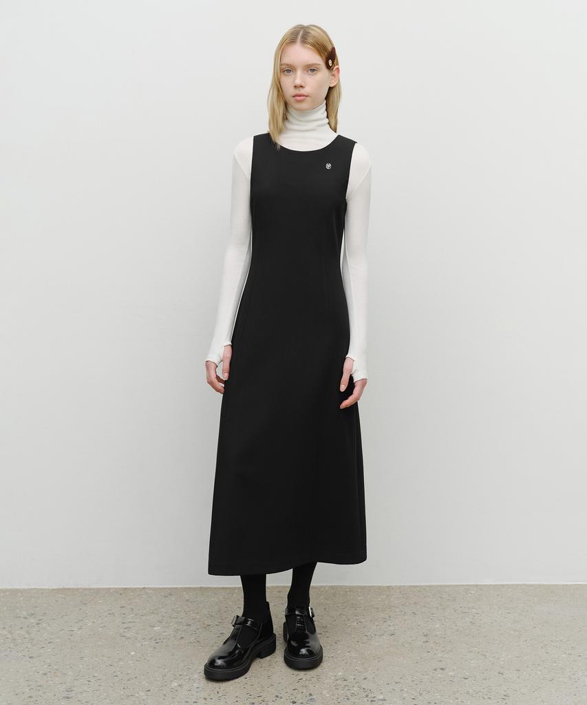 Malittepeulangsowajeobeo W Sleeveless Long Dress Black