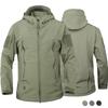 Men Military Jackets Men Soft Tactical Waterproof Windbreaker Men Army Combat Jacket Men Hooded Bomber Coats
