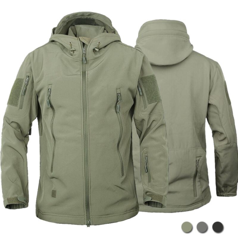 Men Military Jackets Men Soft Tactical Waterproof Windbreaker Men Army Combat Jacket Men Hooded Bomber Coats