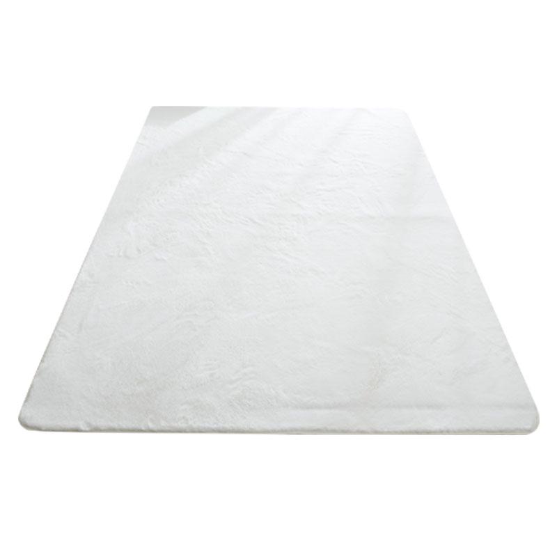 Plush Imitation Rabbit Fur Carpet for Living Room, Bedroom, or Bay Window – Machine Washable, Thick, and Full Coverage.