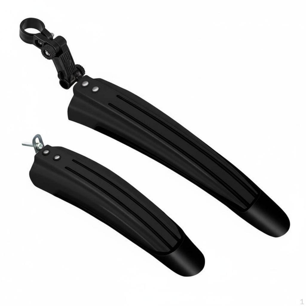 2 Pieces Universal Mountain Bike Mudguards Easy Installation Fenders Adjustable Cycle