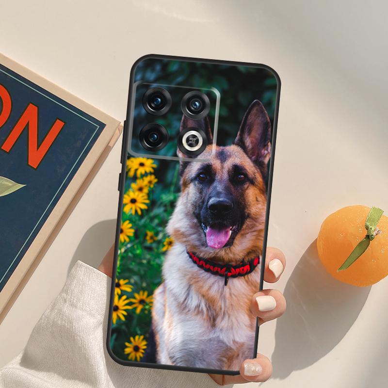 Deutscher Schäferhund Hülle Für OnePlus 12R 13R 13T 10R 15 13 12 11 10T 8T Nord CE 4 3 2 Lite N20 N30 Nord 5 Abdeckung