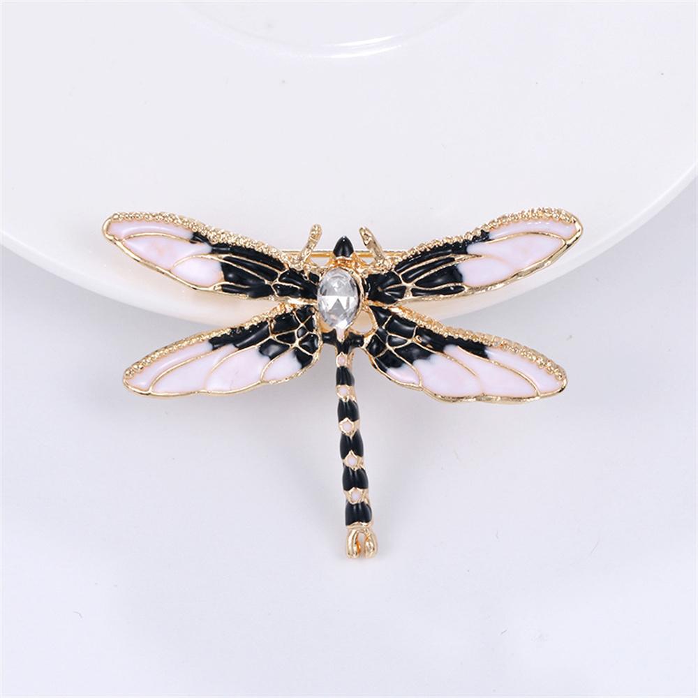 Enamel Dragonfly Metal Brooches and Pins For Girl/Women Insect Lapel Pins clothing Jewelry Accessories Birthday Gifts Jewelry
