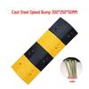 Triangular Rubber Car Slope Pad for Uphill Climbing and Speed Control with Reinforced Steel