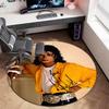 Renowned American Grammy Award Winning Singer Michael Jackson's Circular Carpet Is Soft, Home, Bedroom, Door Mat Decoration, and Non Slip Carpet F2