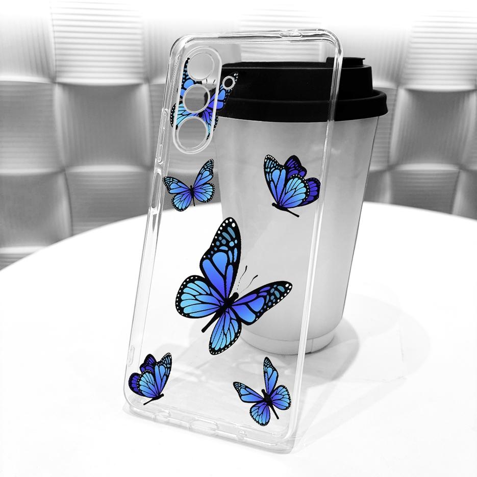 For Samsung Galaxy M36 Case SM-M366B Luxury Flowers Butterfly Painted Cover Soft Silicone Case For Samsung M16 M36 M56 5G Fundas