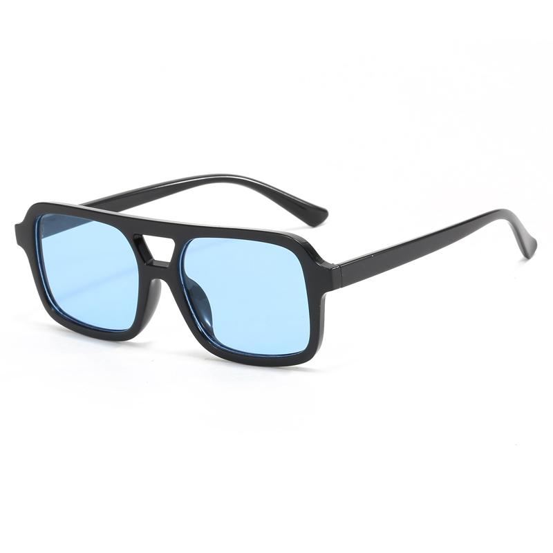 3pcs/6pcs New Parallel Bars Versatile Sun Glasses Retro Fashion Outdoor Sunglasses Riding UV Protection Eyeglasses Female
