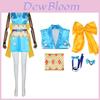 One Piece Nami Cosplay Costume Colorful Sleeveless Dress For Halloween Anime Fans