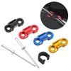 Stable Line Pipe Buckle Aluminum Zinc Zinc Alloy Wire Tube Clamp Pipe Buckle Base Folding Bike