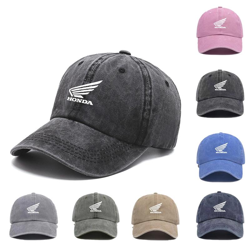 Adjustable Car Vintage Embroidery Casual Hat Hip Hop Baseball Cap For Honda Mugen Power Civic Accords CRV Hrv Jazz CBR VTEC VFR