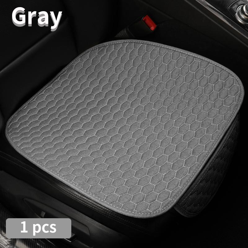 New Flax Car Seat Cover Protector Linen Front Rear Back Cushion Protection Pad Mat Backrest for Auto Interior Truck Suv