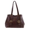 Tote Bag BR3050 Vitterodino Brown Calfskin Women Used