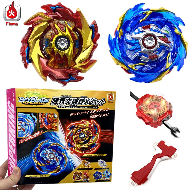 Beyblade Superking Burst B174 Limit Break Dx W Herrscher Kabelgebundener Starter Sparking