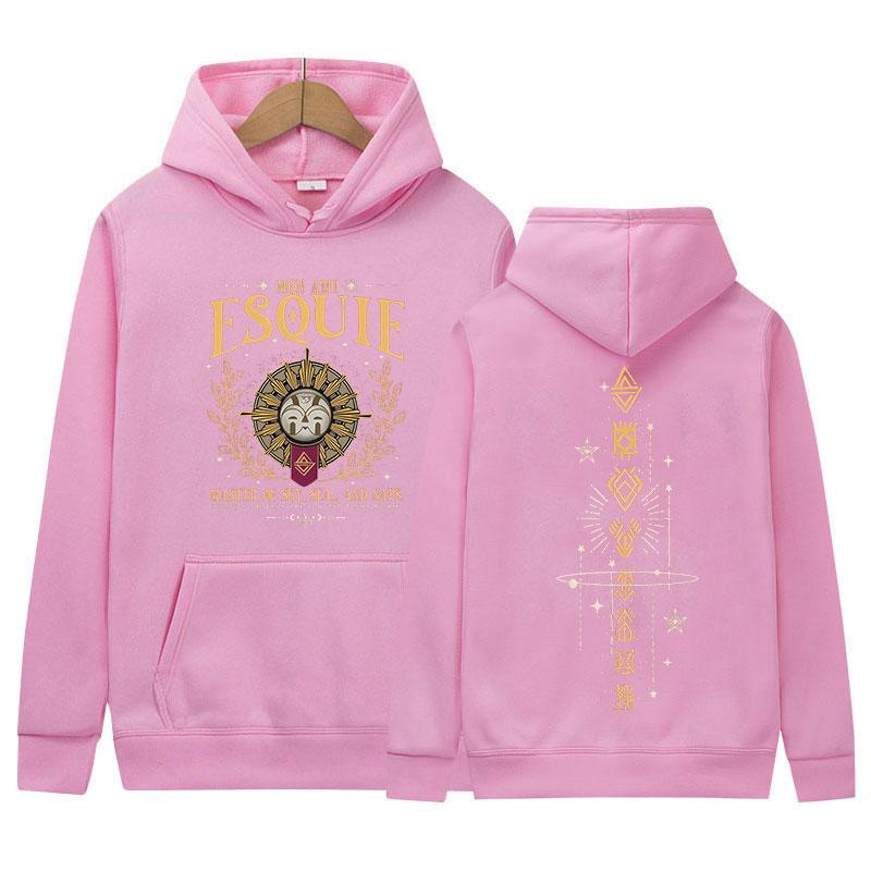 Retro Clair Obscur Expédition 33 Graphic Hoody Pánské Dámské Oblečení Móda Nadměrná mikina Hip Hop Gothic Dlouhý rukáv Mikina