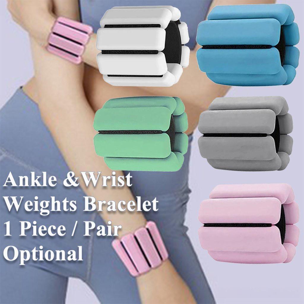 Adjustable Weight Wrist Band Silicone Ankle Wrist Weights Bracelet Exercise Waterproof Running Workout Equipment