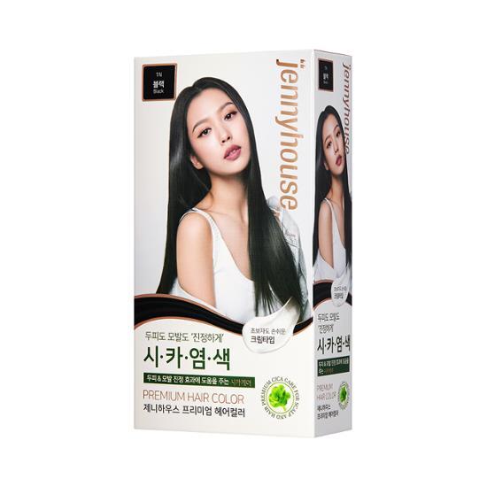 JENNY HOUSE Premium Hair Color Cream 5 Types (Choose 1) (Dye + Gray Hair Combination)