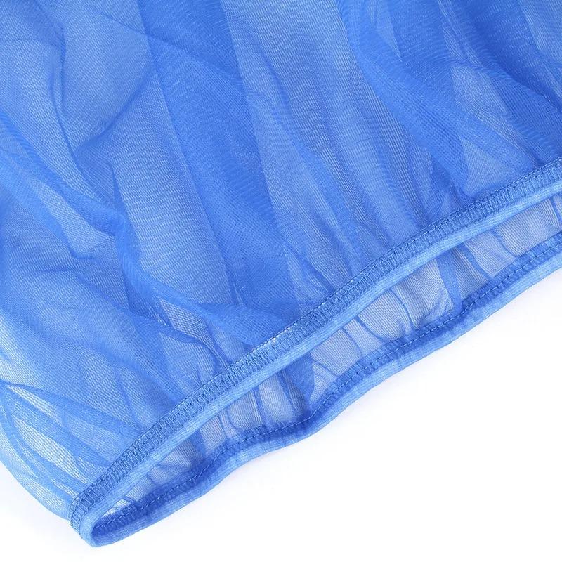 Nylon Mesh Bird Cage Cover Shell Skirt Net Easy Cleaning Seed Catcher Guard Bird Cage Accessories Airy Mesh Parrot Bird Cage Net