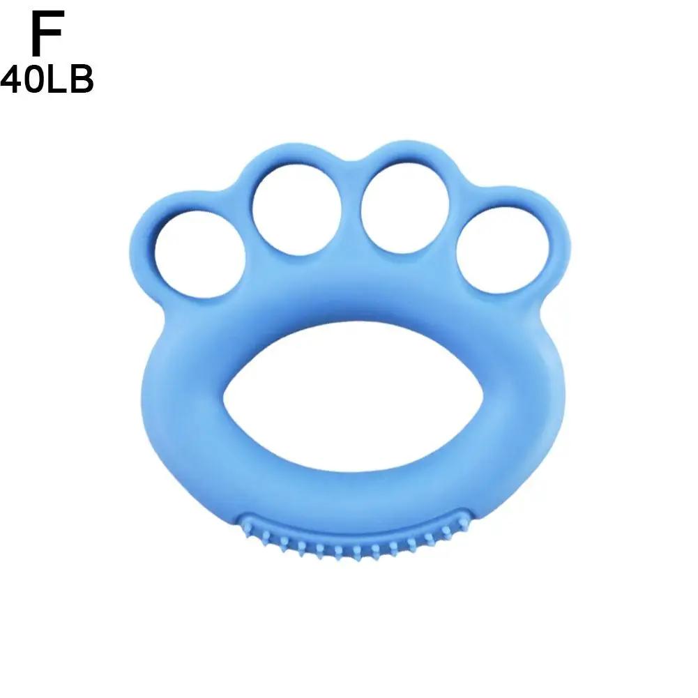 10-60LB Silicone Finger Gripper Hand Resistance Band Pow Wrist Finger Trainer Forearm Exercise Gripping Expander Stretcher J2I7