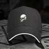 Skull and Arrow Graphic Baseball Cap Vampire Fang Style Street Adjustable Polyester Baseball Hat
