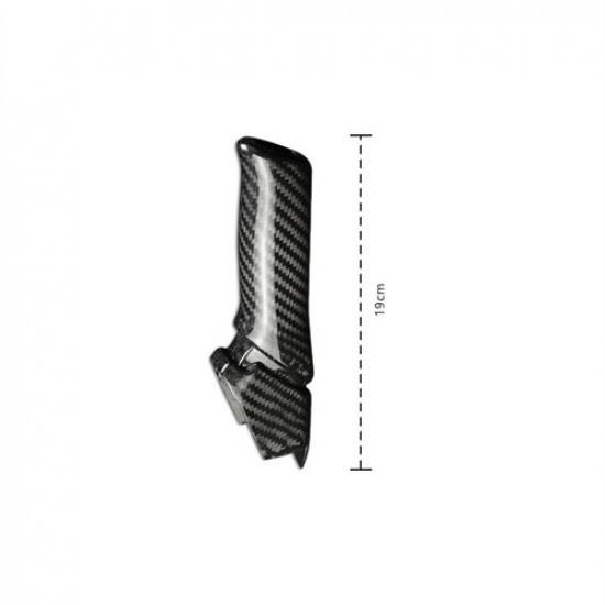 Real Carbon Fiber Car Handle Hand Brake Cover Trim For Nissan GT-R GTR 2008-