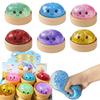 NEW Realistic Giant Dumpling Squishes Squeeze Toy with Steamer Soft TPR Dough Ball Decompression Fidget Toy Funny Creative Gift