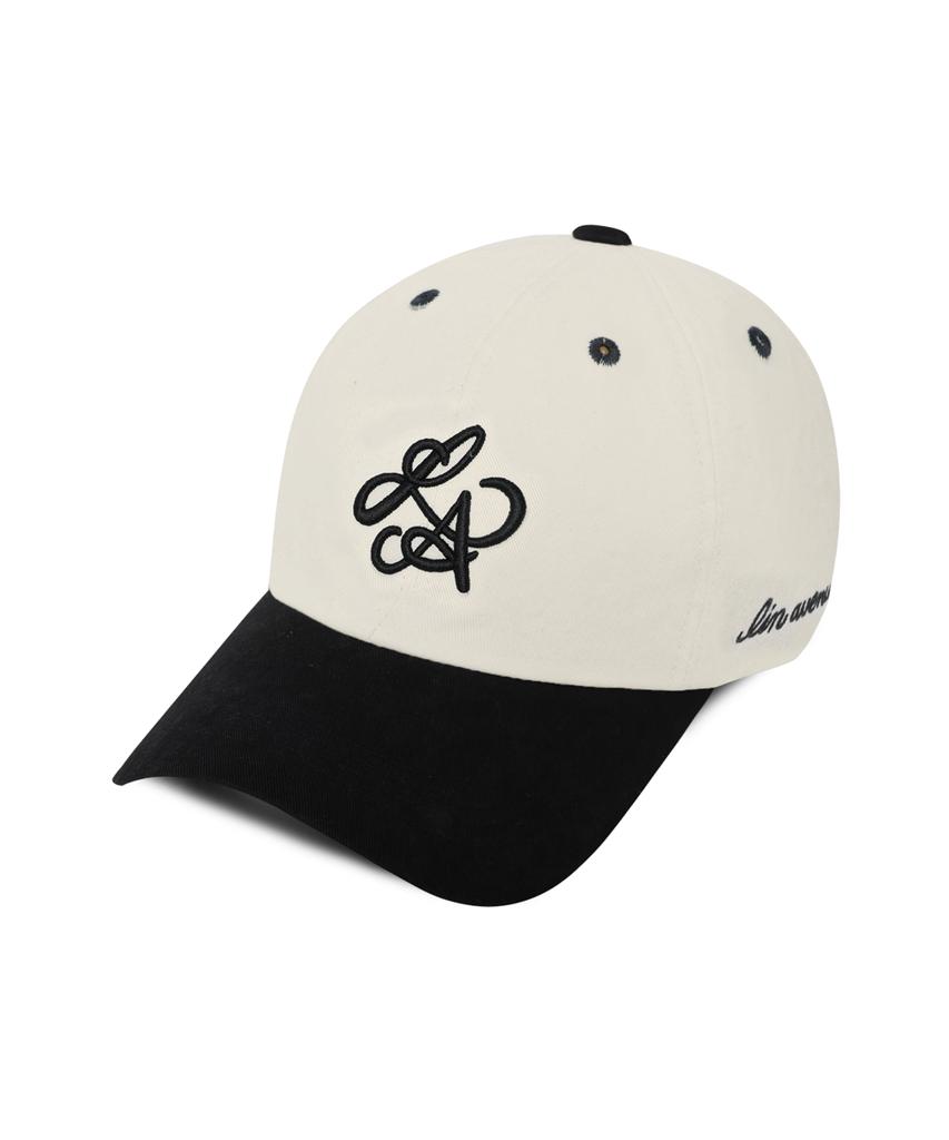 Line Binyu La Two-Tone Ball Cap - Black & Cream