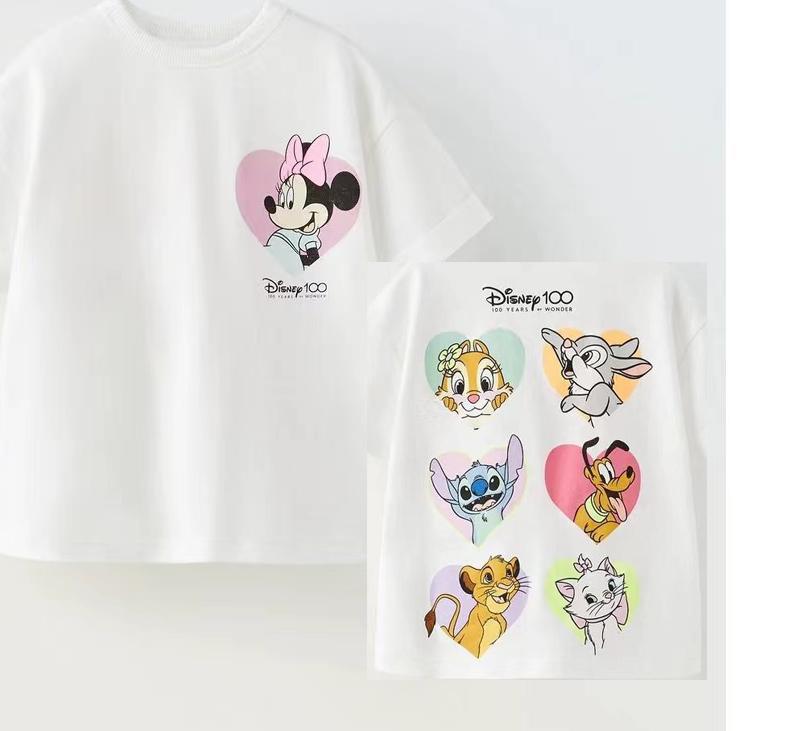 Summer TShirt Casual Sports Cute Cartoon Animated Printed Short Sleeve Top Unisex Cotton Comfortable and Breathable