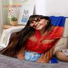 3D Cute Aitana Spanish Singer Soft Flannel Blanket for Beds Bedroom Sofa Picnic,Throw Blanket for Cover Outdoor Leisure Nap Gift