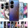 Carcasă pentru Huawei P50 Pro P50E Silicon Moale Rezistentă la Șocuri Carcasă Telefon Pentru Huawei P50Pro Capac Spate P 50 Coque Protectoare de Lux TPU