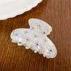 Bofeiya Diamond-Studded Acrylic Flower Hair Clip - Elegant, Luxurious, Simple Hair Accessory