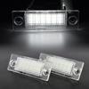 2x Rendszámtábla Világítás Lámpa 18-LED VW Caddy Transporter T5 Passat Golf Touran Jetta Skoda Superb