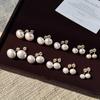 925 Sterling Zilver Vintage Parel Oorbellen Minimalistische Verfijnde Stud Oorbellen Elegante Sieraden Cadeau voor Vrouwen Klassieke Retro Parel Oorbellen