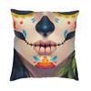 Luxury Day Of The Dead Throw Pillow Cover Home Decor Custom Square Mexican Sugar Skull Cushion Cover 45x45cm Pillowcover