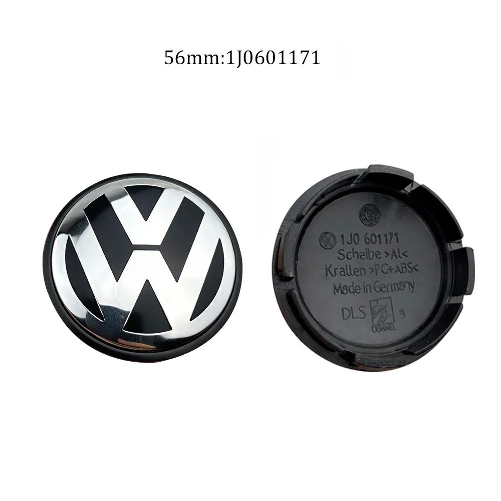 For VOLKSWAGEN VW 4pcs 56mm 65mm 70mm Car Styling Wheel Center Cap Hub Covers Badge Accessories For VW Volkswagen Golf Sharan Pa Zq4