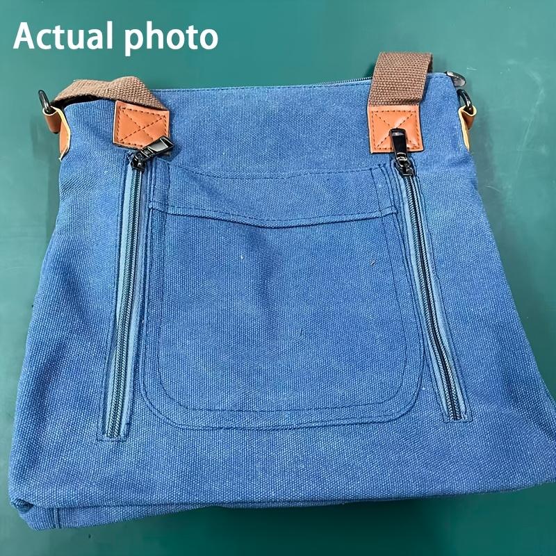 Bevorzugte Taschentypen: Damen-Umhängetasche aus Segeltuch, Vintage-Crossbody-Tasche, Modische und lässige Pendlertasche für Damen